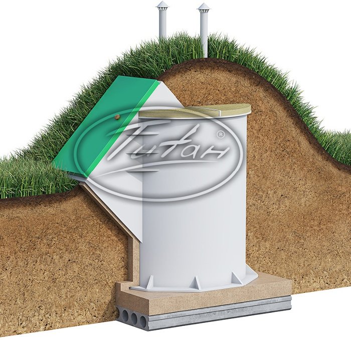 Apvalaus plastikinio rūsio „Sodietis“ fotonuotrauka
